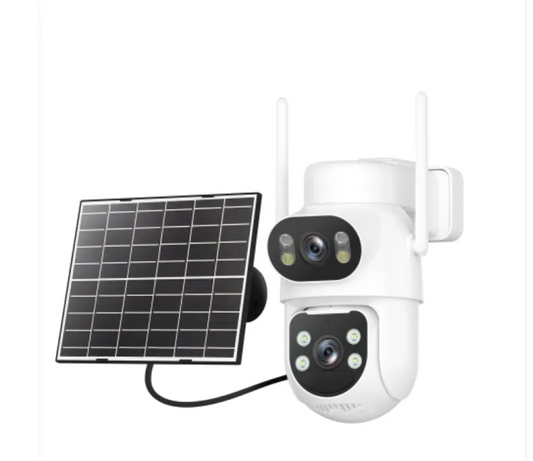 Camera avec panneau solaire